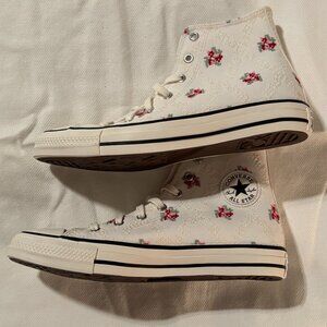 Chuck Taylor All Star Rose Cross Stitch